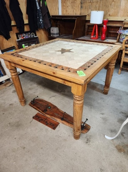 Rustic Bar Height Dining Table