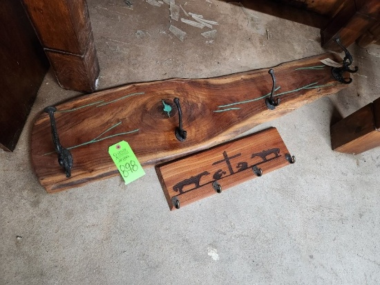 2 Wooden Hangers