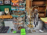 Jewelry & 2 Display Racks