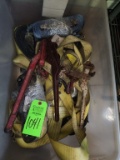 Tote of Tow Straps & Come-a-longs