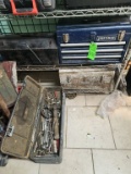 4 Tools Boxes - 3 Empty