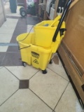 Misc. Cleaning Supplies & Commercial Mop Wringer Bucket