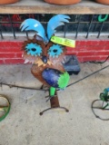 Owl Metal Yard Art