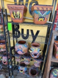 Talavera Pottery 6 ct. & Rack