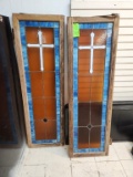 Stain Glass Windows w/ Hinges