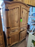 Armoire Entertainment Center - Rustic