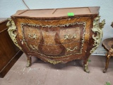 Antique French Victorian Ormolu Mounted Chest of Drawers - Missing Marble Top