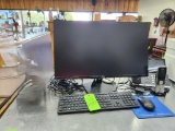 Dell Monitor, Keyboard & Mouse, Yealink Phones