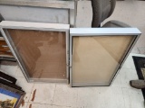 2 Shadow Box Display Cases