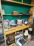 Contents of Back Corner Wall - Records & Misc.