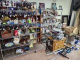 2 Racks & Contents, Misc., Mirrors - Books not Included