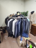 Contents of Corner - Mannequins, Clothing, & Misc.