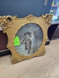 Ornate Wood Framed Picture
