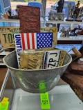 License Plates & Bucket