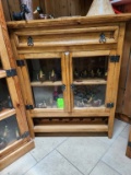 Rustic Wine Hutch - Contents not included