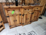 Rustic Buffet - Contents not included