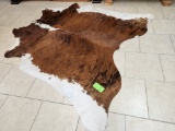 Exotic White Belly Cowhide Rug