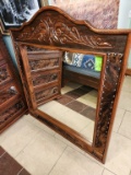 Cowhide Mirror
