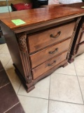 Night Stand with Hidden Concealed Top Compartment