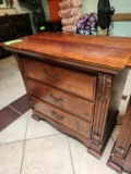 Night Stand with Hidden Concealed Top Compartment