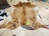 Exotic White Belly Cowhide Rug