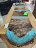 Leather & Cowhide Table Runner