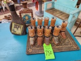 Decorative Liquor Bottles & Glass Boot Shot Glasses