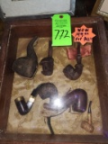 Vintage Pipes in Shadow Box