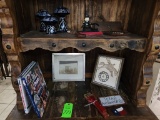 Contents of Hutch & Drawers - Includes Nutcracker, Picture, & Misc.