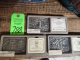 Waco, TX Memorabilia Belt Buckles