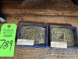 Waco, TX Memorabilia Belt Buckles
