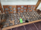 Tony Lama Belt Buckles - Contents of Bottom Shelf
