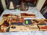 Wooden Signs 7 ct.