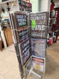 Tin Signs & Rack