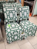 Green Dining Chairs 4 ct.