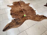 Brindle White Belly Cowhide Rug