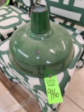 Vintage Industrial Green Enamel Light Shade