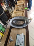 Wooden Trays, Silver Trays, & Wood Cutting Board