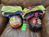 Dale Earnhardt & Jeff Gordon Brunswick Bowling Balls