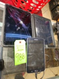 2 iPad with Cracked Screens & Samsung Tablet