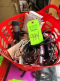Basket of Misc. Electronics
