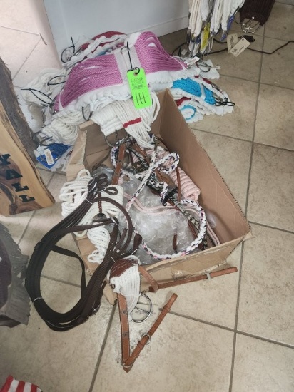Large Lot of Girths & Misc. Tack