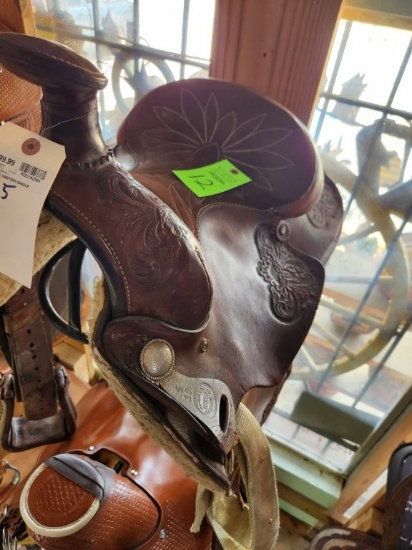 Action Co. Western Saddle 10.5" Serial # 21504-1