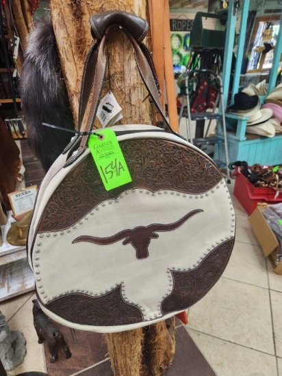 Rope Bag Leather with Longhorn