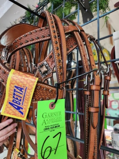 Copper Trim Headstall 3 ct.