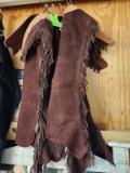 Small Brown Leather Chaps 4 ct.