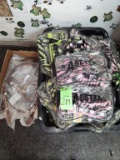 Tote of Halters, Leads, & Box of Headstalls