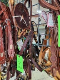 Ostrich Reins and Horse Tack