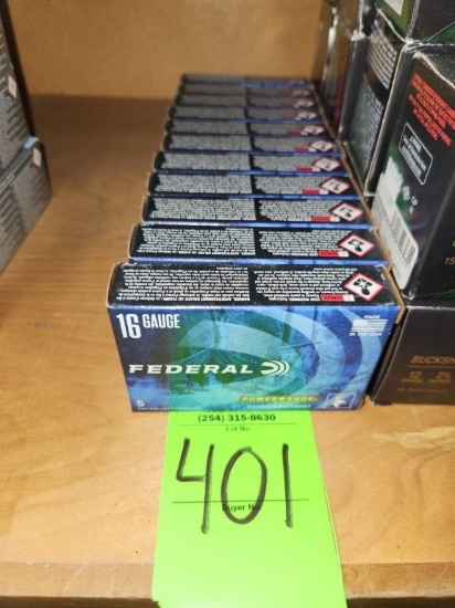 Federal 16 Gauge - 11 ct.