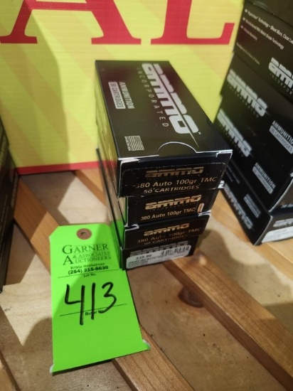 Ammo Inc. 380 Auto 100 GR TMC - 4 ct.